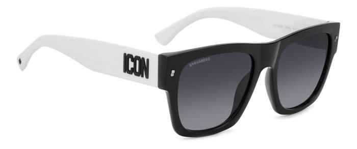 Dsquared2 ICON 0004/S (P56/9O) 55 | Unisex Siyah Güneş Gözlüğü